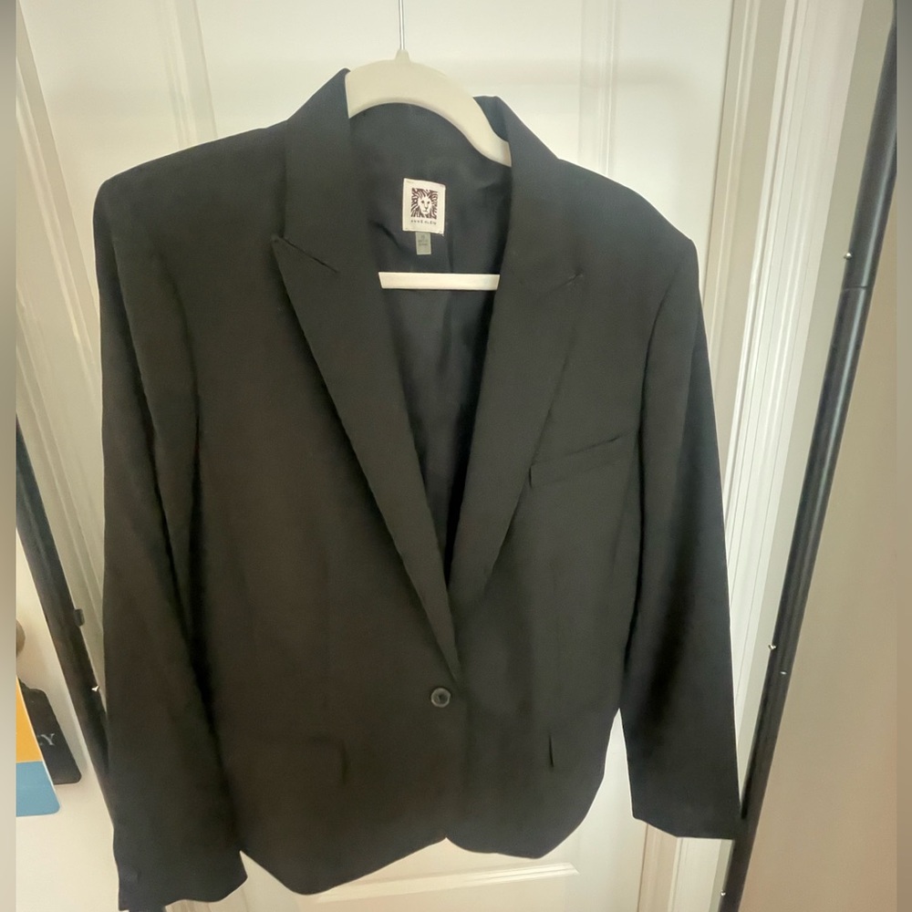 Anne Klein Black Tailored Blazer NWOT